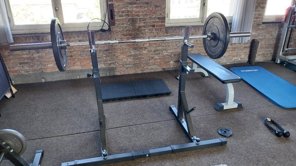 Gorilla Sports Squat - Bankdruk Rack - Zeer goede staat, Sport en Fitness, Fitnessmaterialen, Ophalen, Zo goed als nieuw, Overige typen