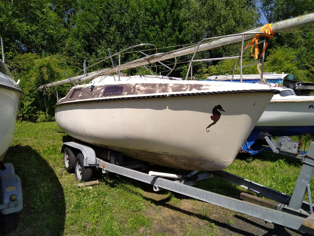 Voilier Hippocampe 6m à quille relevable, Watersport en Boten, Kajuitzeilboten en Zeiljachten, Ophalen, Overige merken, Gebruikt