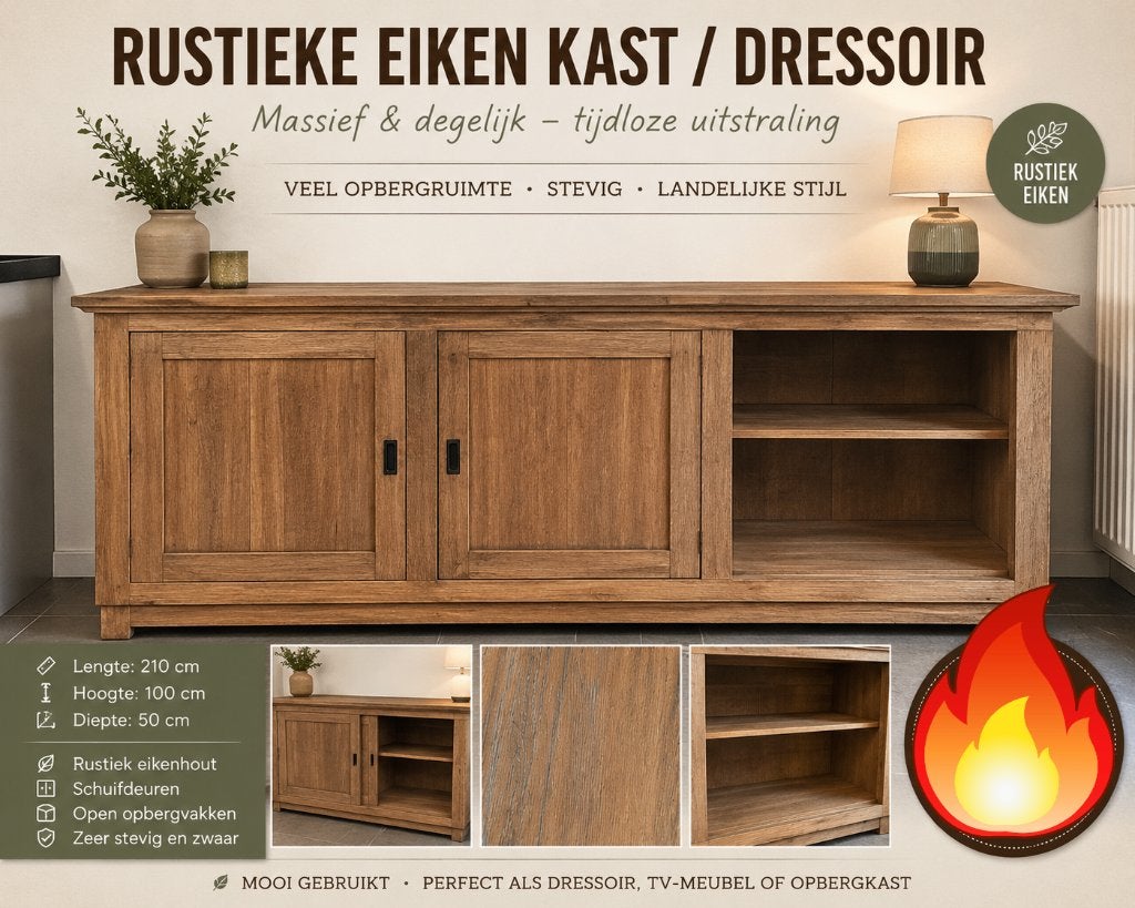 Grote rustieke kast, Ophalen