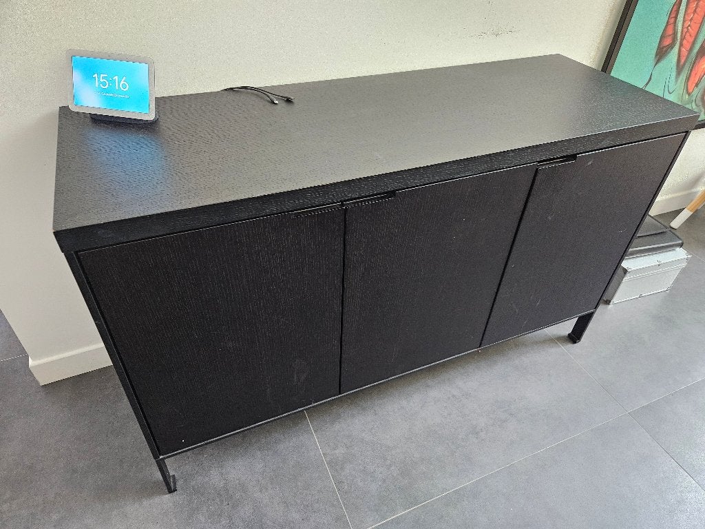 houten dressoir, 25 à 50 cm, Comme neuf, 100 à 150 cm, Enlèvement