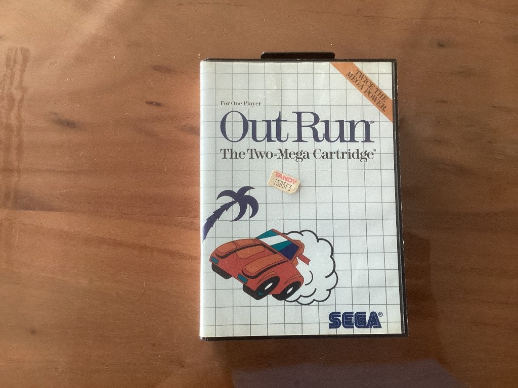 Outrun Sega master system boxed compleet, Games en Spelcomputers, Ophalen of Verzenden, Gebruikt, Master System