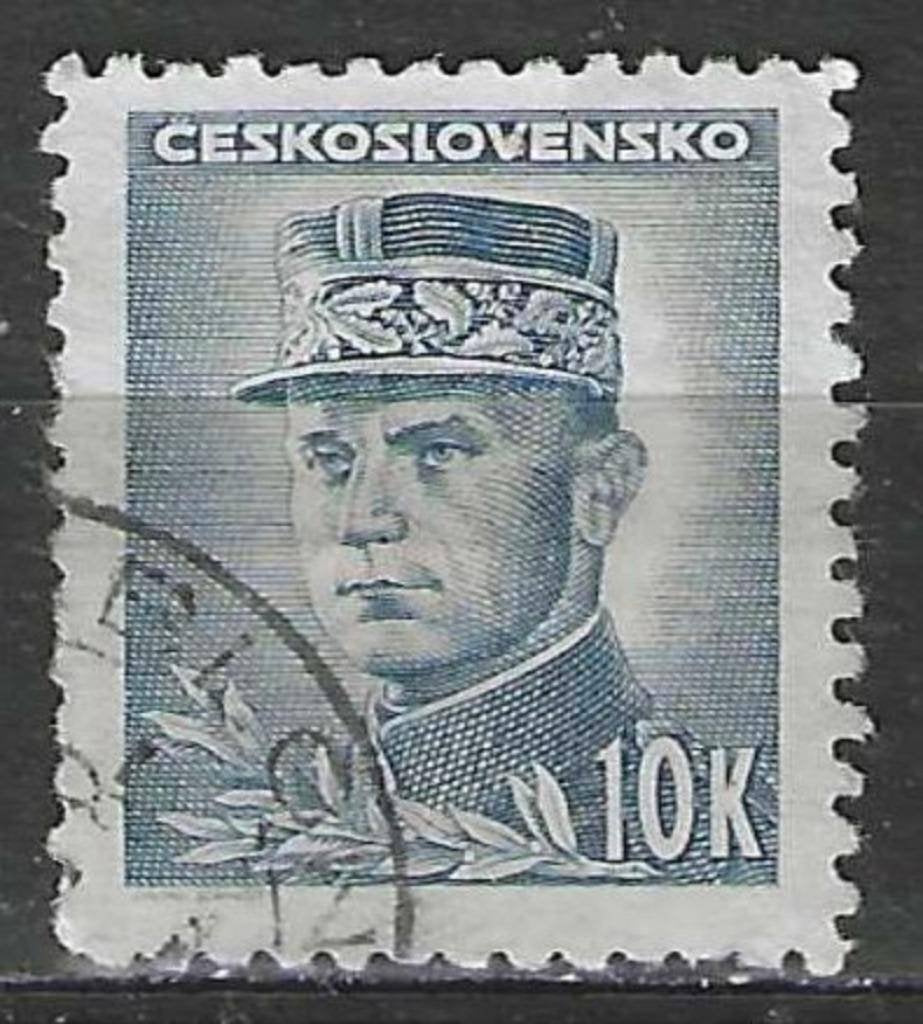 Tchécoslovaquie 1945/1947 - Yvert 415 - Milan Stefanik (ST), Timbres & Monnaies, Timbres | Europe | Autre, Affranchi, Envoi