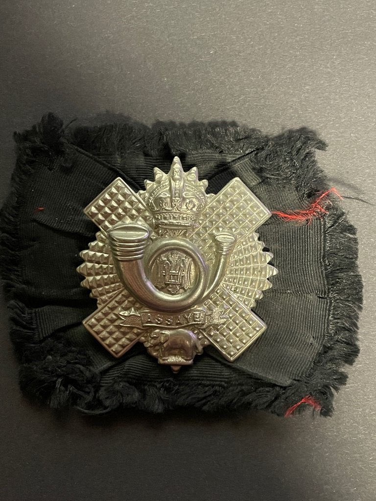 ww2 Brits Glengarry badge Highland Light Infantry Regiment., Verzamelen, Ophalen of Verzenden