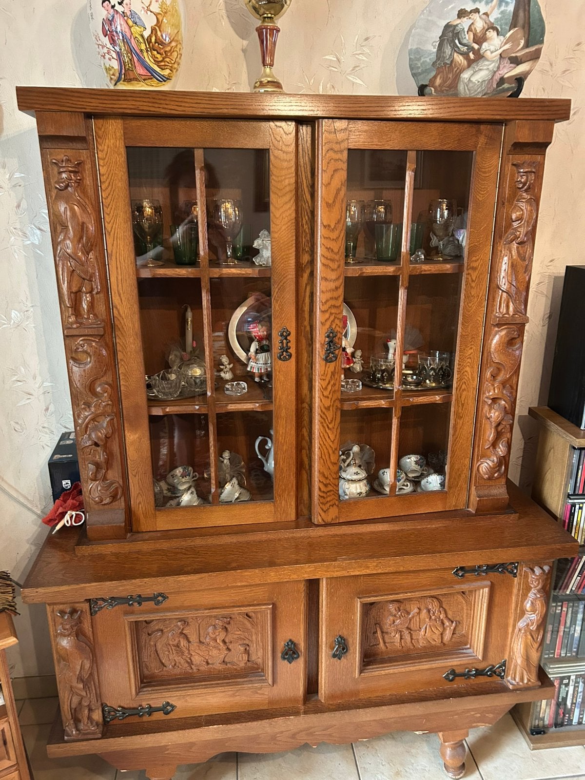 Volledige eetkamer, Huis en Inrichting, Kasten | Buffetkasten, Ophalen, Gebruikt, Met deur(en), 75 cm of meer
