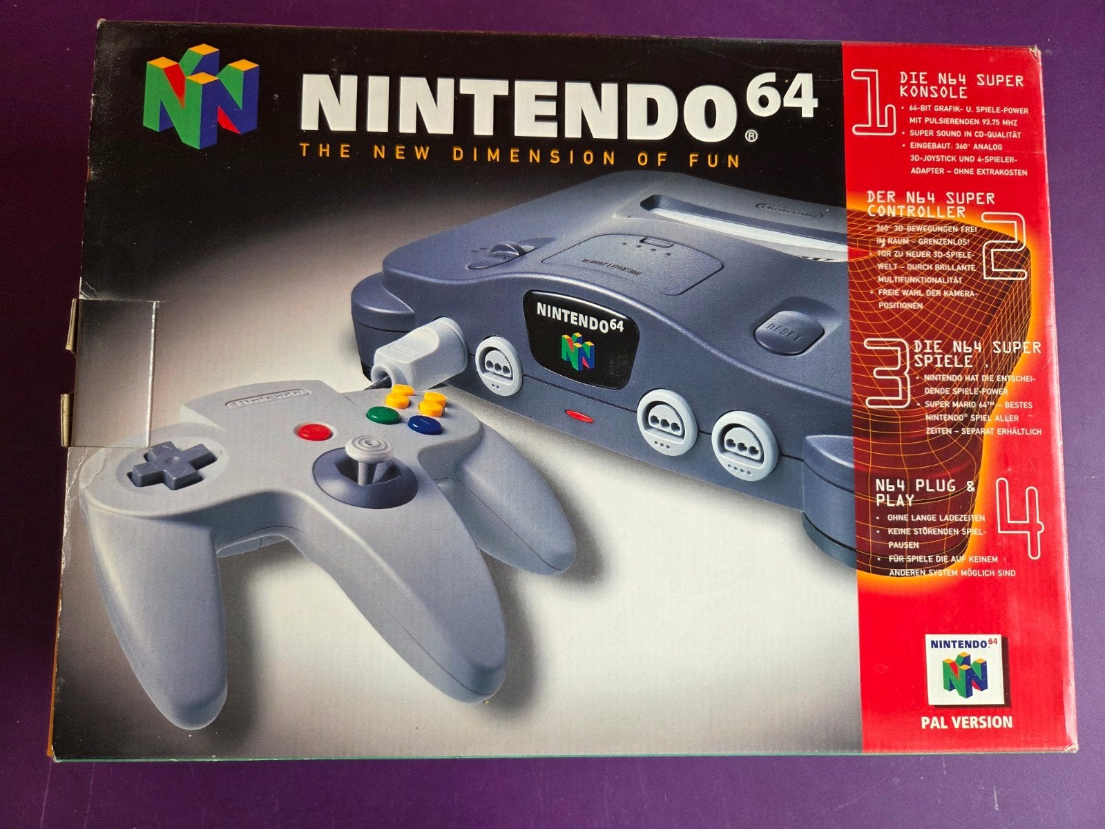 Boite vide nintendo 64, Consoles de jeu & Jeux vidéo, Enlèvement