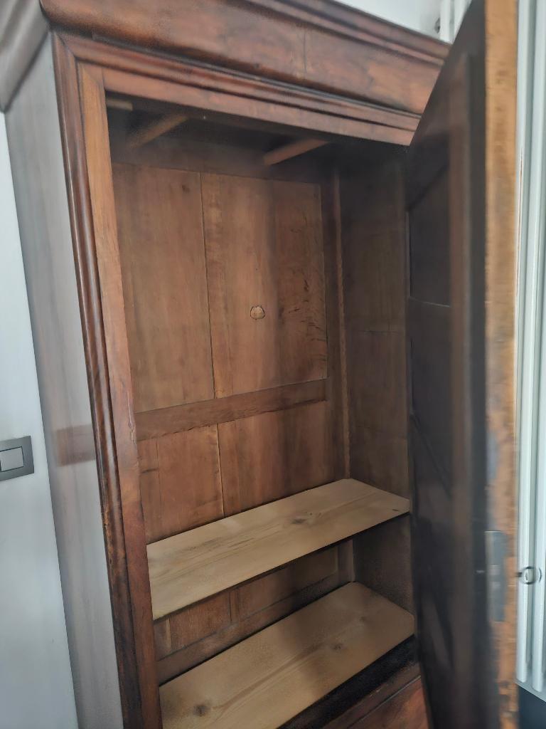 Gratis af te halen – Antieke houten armoire/kledingkast, Maison & Meubles, Armoires | Vitrines, Utilisé, 150 à 200 cm, 100 à 150 cm