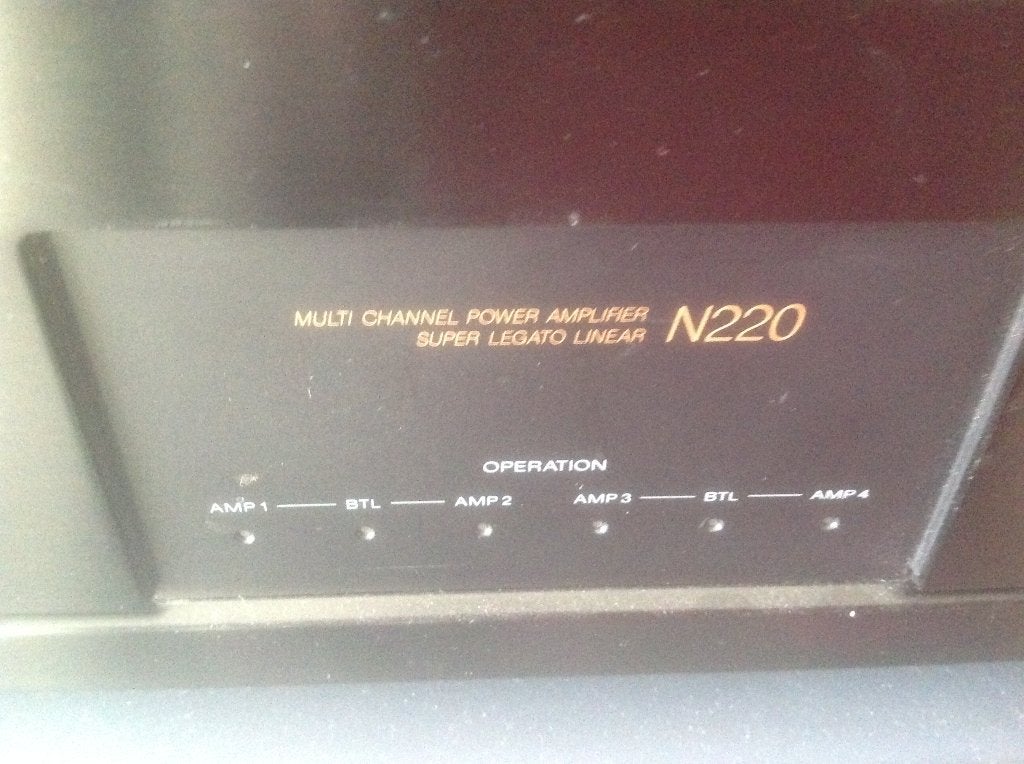 Eindversterker Sony TA-N220 Stereo Power Amplifier, Zo goed als nieuw, Sony, Cd-speler, Losse componenten