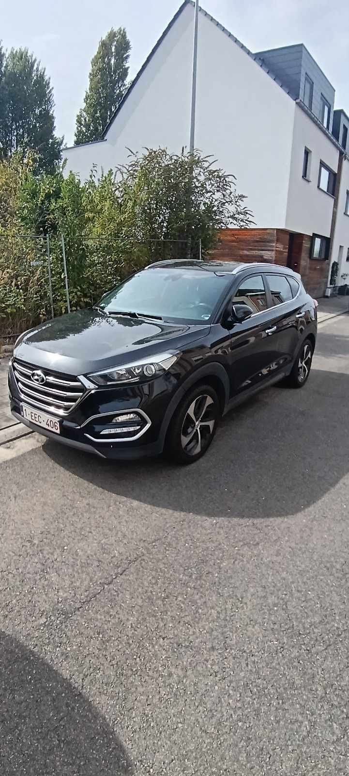 Hyundai Tucson, Auto's, Zwart, Zwart, Bedrijf, Tucson