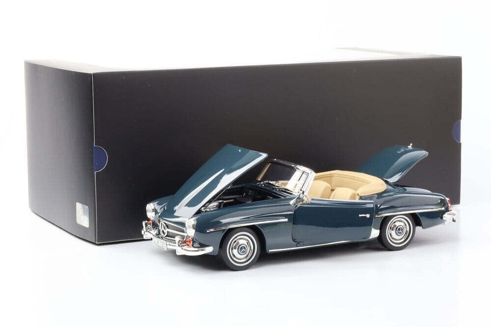 Miniatuur Mercedes Benz 190SL 1954-1963 Dealer Nieuw 1/18!, Ophalen of Verzenden, Nieuw, Auto, Norev
