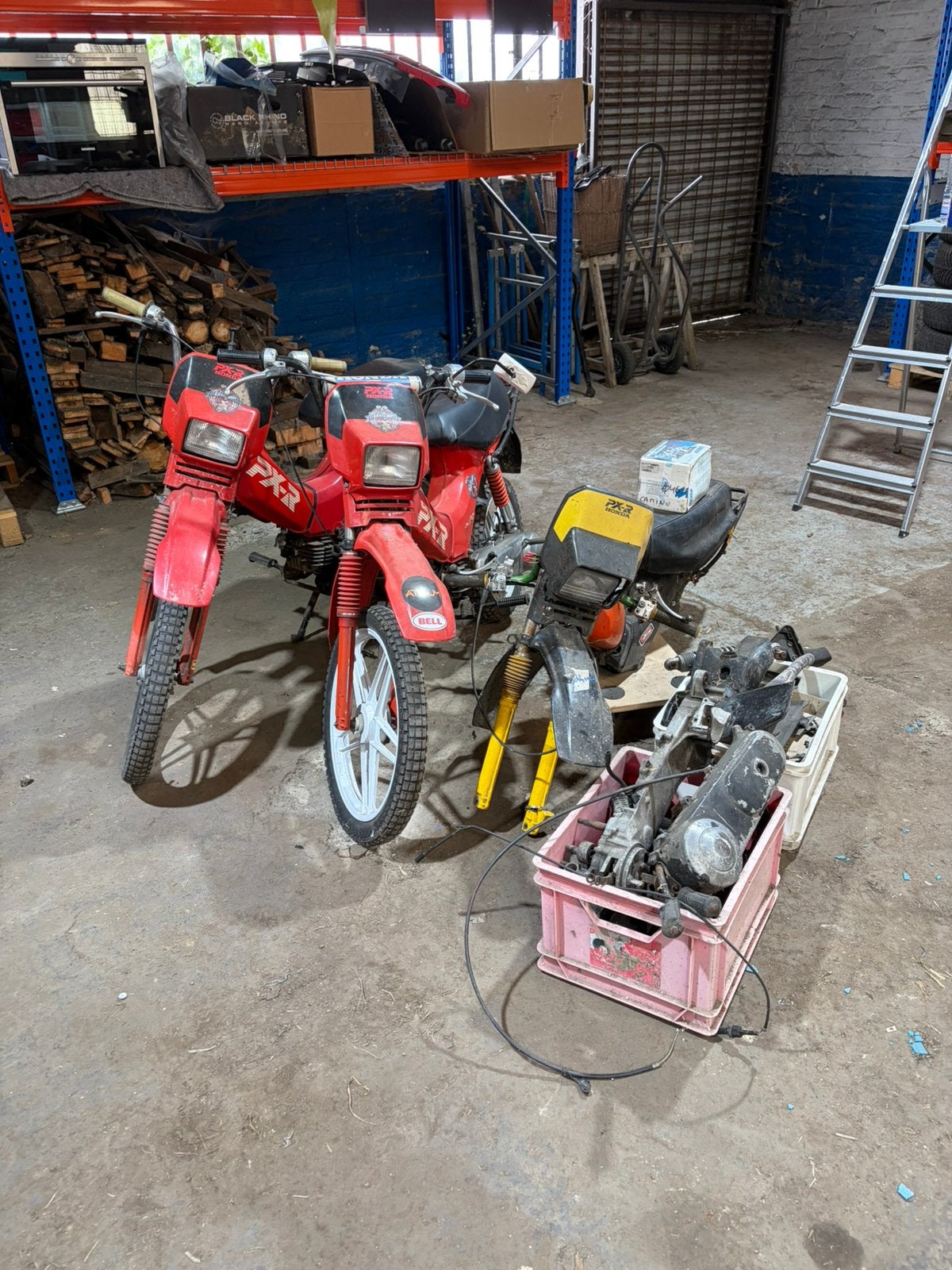 Lot de Honda PX-R, Vélos & Vélomoteurs, Autres modèles, 1 vitesses, 49 cm³, Enlèvement