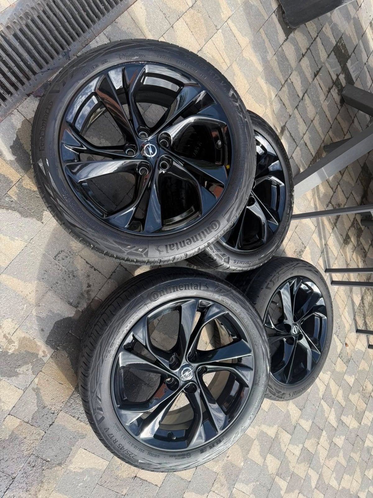 Originele Opel velgen + zomerbanden TE KOOP!, Enlèvement, Pneus été, Jante(s)