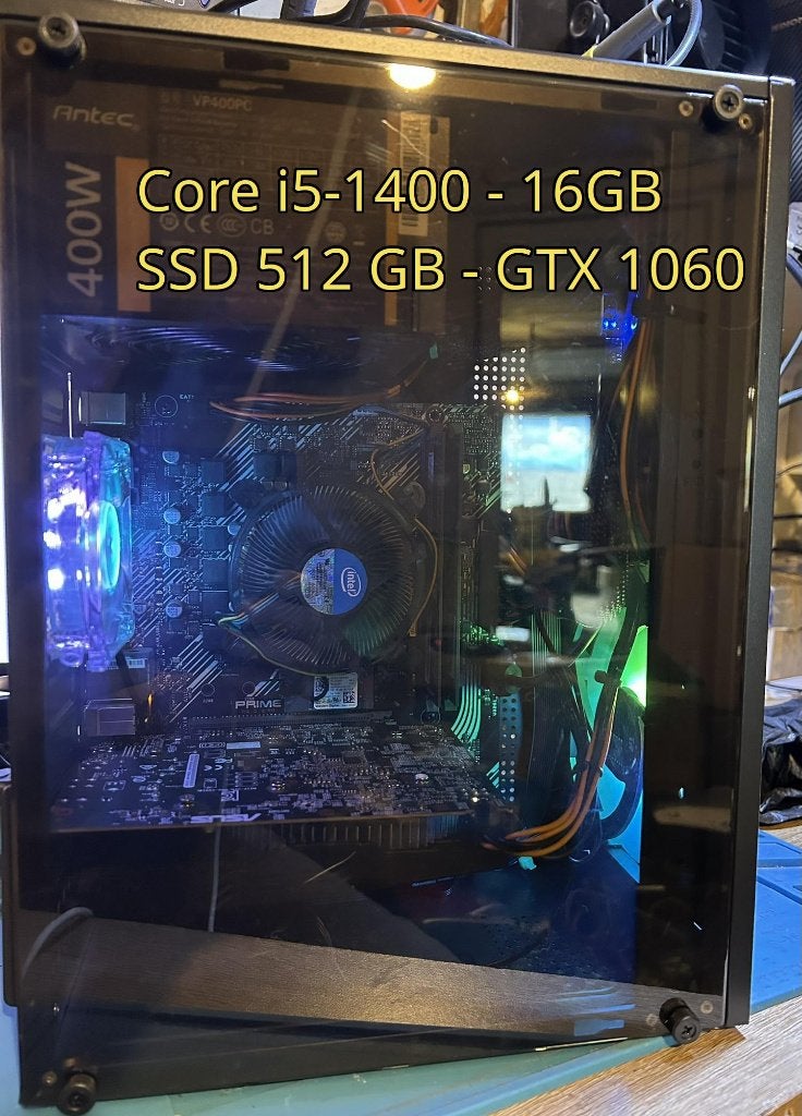 Klaar voor pc-gaming — i5/GTX 1060/16 GB/SSD, Computers en Software, 2 tot 3 Ghz, Zo goed als nieuw, Gaming, SSD