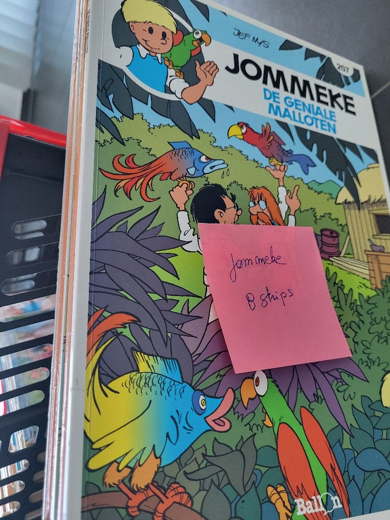 strips, Boeken, Ophalen, Gelezen, Jef Nys.