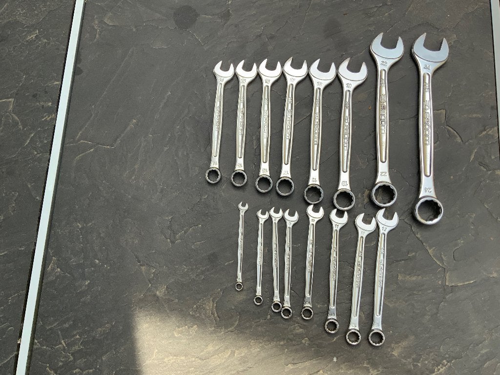 Steekringsleutelset facom, Doe-het-zelf en Bouw, Ophalen of Verzenden, Gebruikt, Facom
