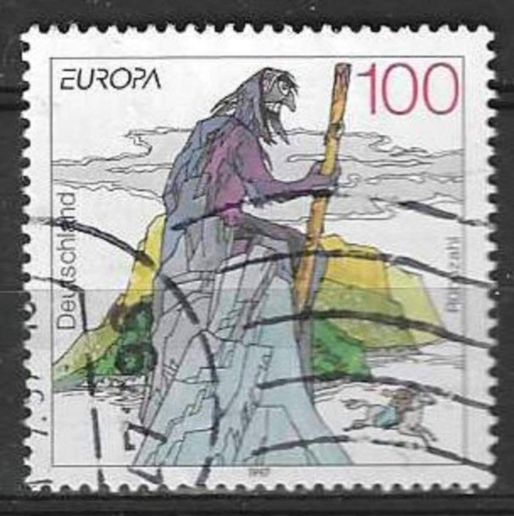 Allemagne 1997 - Yvert 1748 - Europe - Contes de fées (ST), Envoi, Affranchi