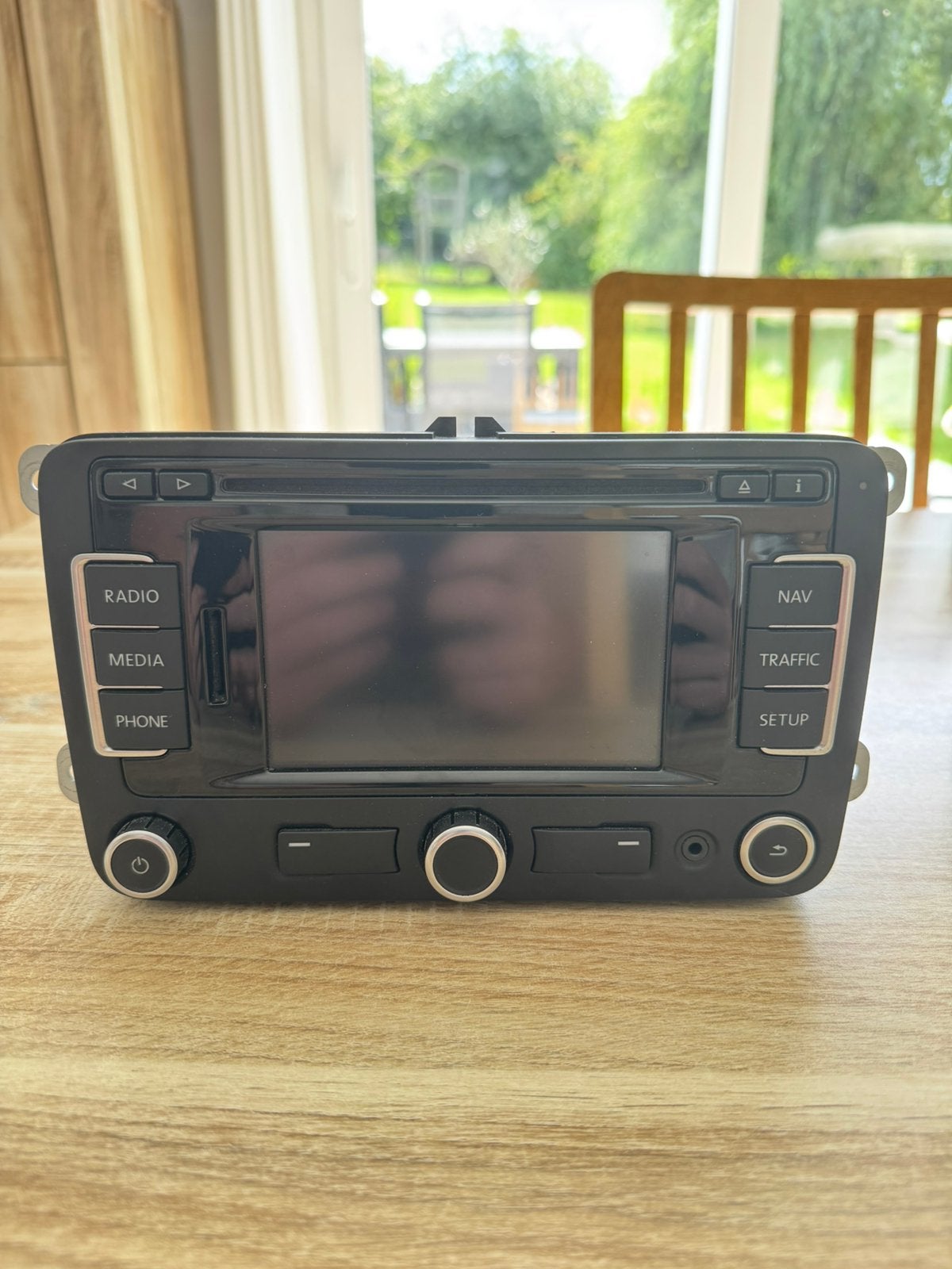 2012 polo 5r autoradio met schijf erin (GPS), Ophalen, Gebruikt