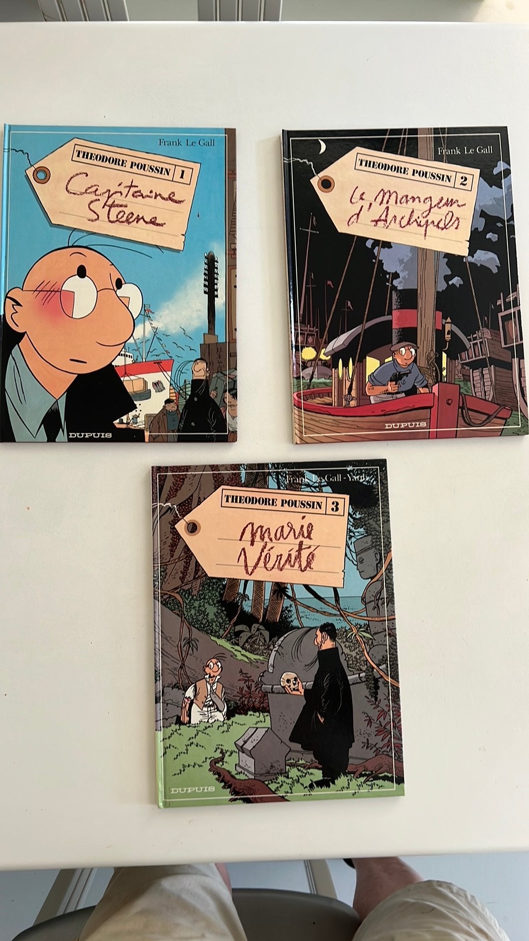 Trois premiers tomes de theodore poussin., Enlèvement ou Envoi, Comme neuf