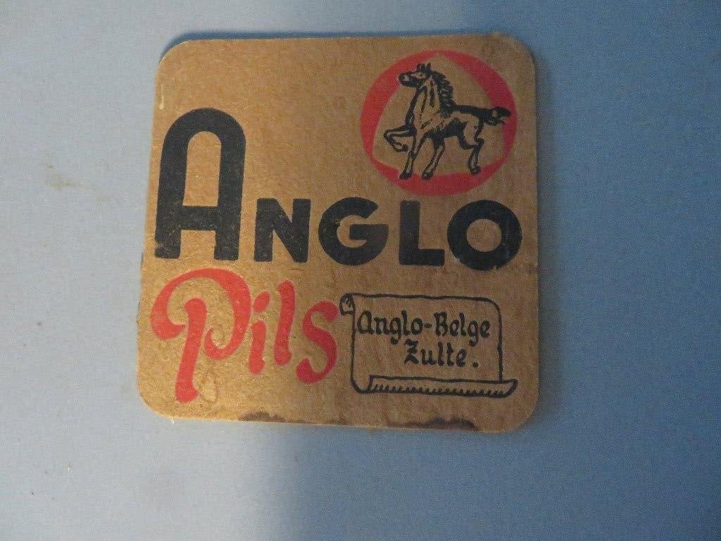 bierviltje Anglo Pils Anglo Belge Zulte, Enlèvement ou Envoi, Comme neuf, Sous-bock, Autres marques