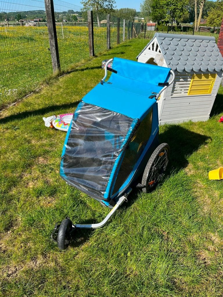 Fietskar thule coaster xt inclusief baby insert, Vélos & Vélomoteurs, Accessoires vélo | Remorques, 40 à 60 kg, Enlèvement, Utilisé