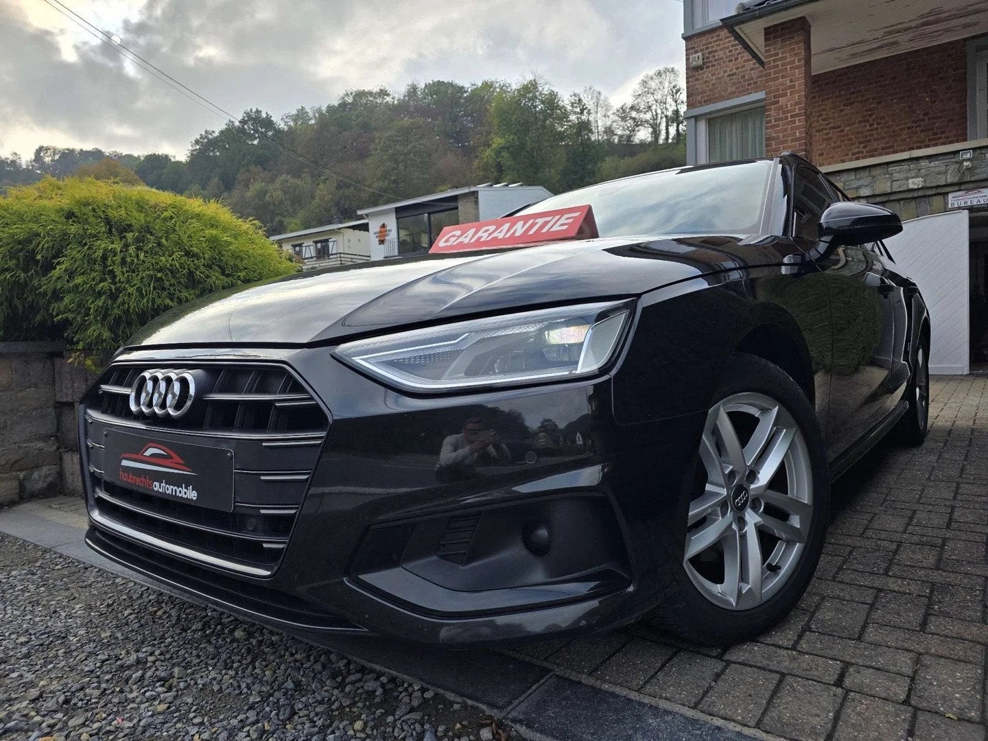 Audi A4 /BREAK/EURO6/35 TDi/CUIR/AUTOMAAT/GARANTIE, Auto's, Automaat, 4 cilinders, A4, Zwart