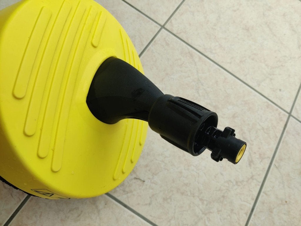 Kärcher terrasreiniger, zo goed als nieuw., Tuin en Terras, Ophalen of Verzenden, Zo goed als nieuw, Karcher