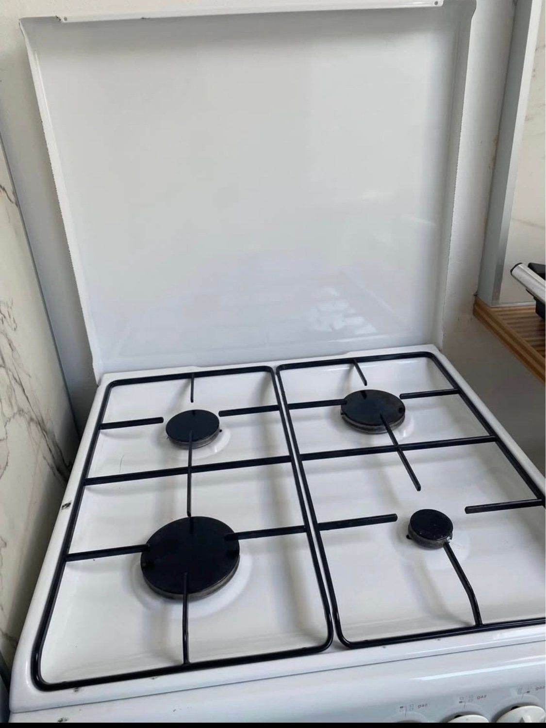 Cuisinière au gaz, Ophalen, Gebruikt, Tussenbouw, Grill