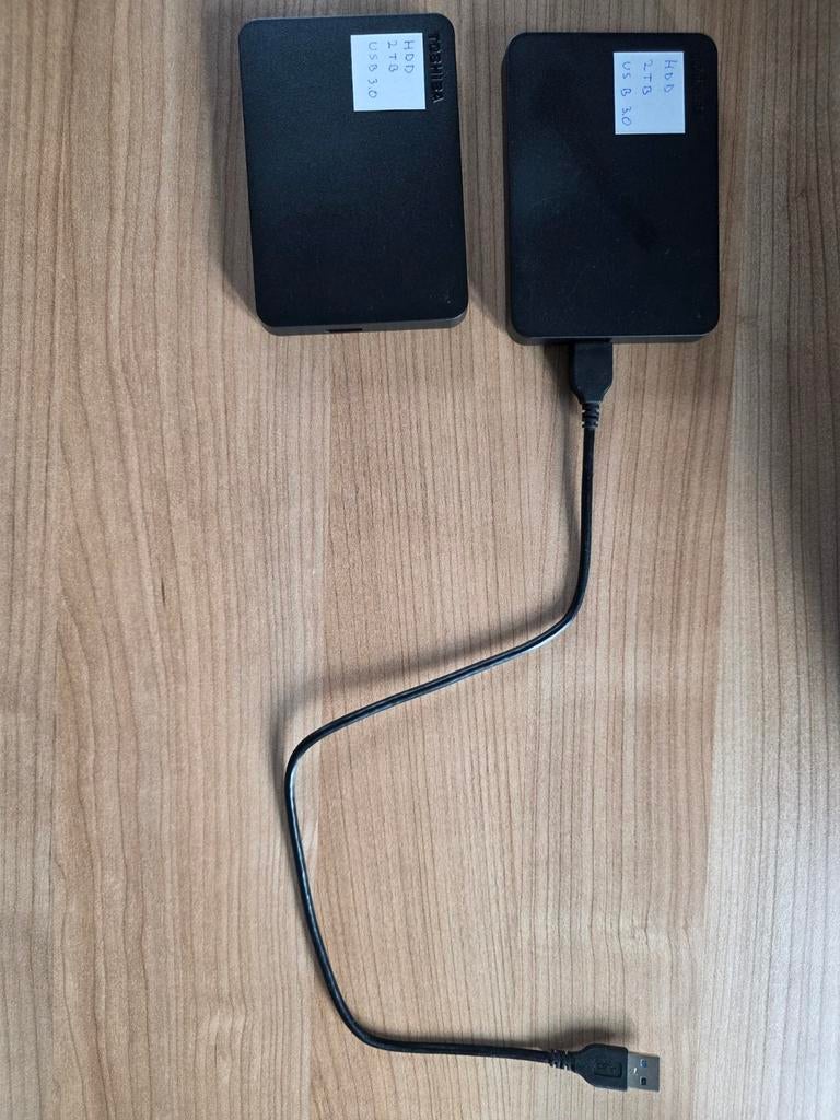 Disque dur Toshiba 2 To x 2 = 4 To, Enlèvement