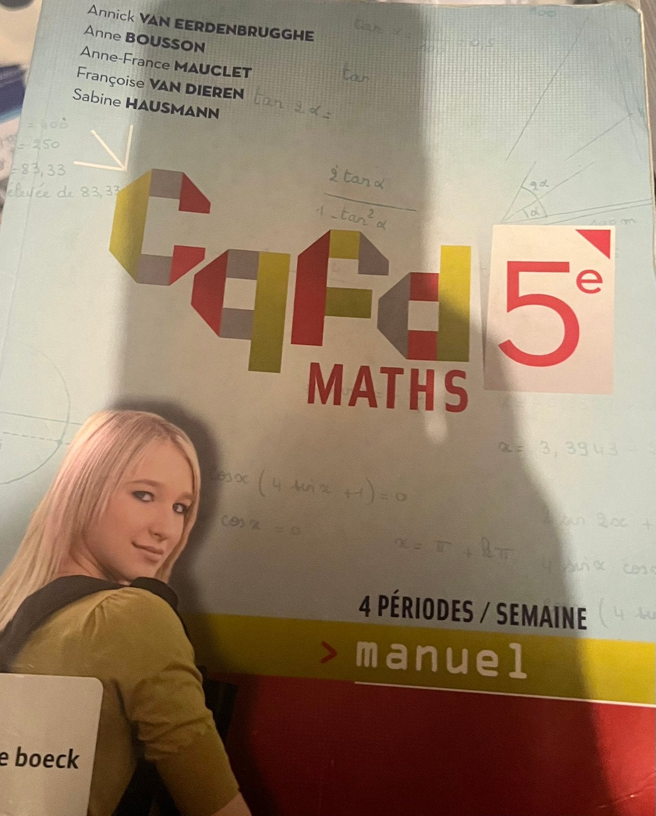 Manuel maths 5 secondaire, Livres, Livres scolaires, Enlèvement, Comme neuf, Secondaire, Autres matières