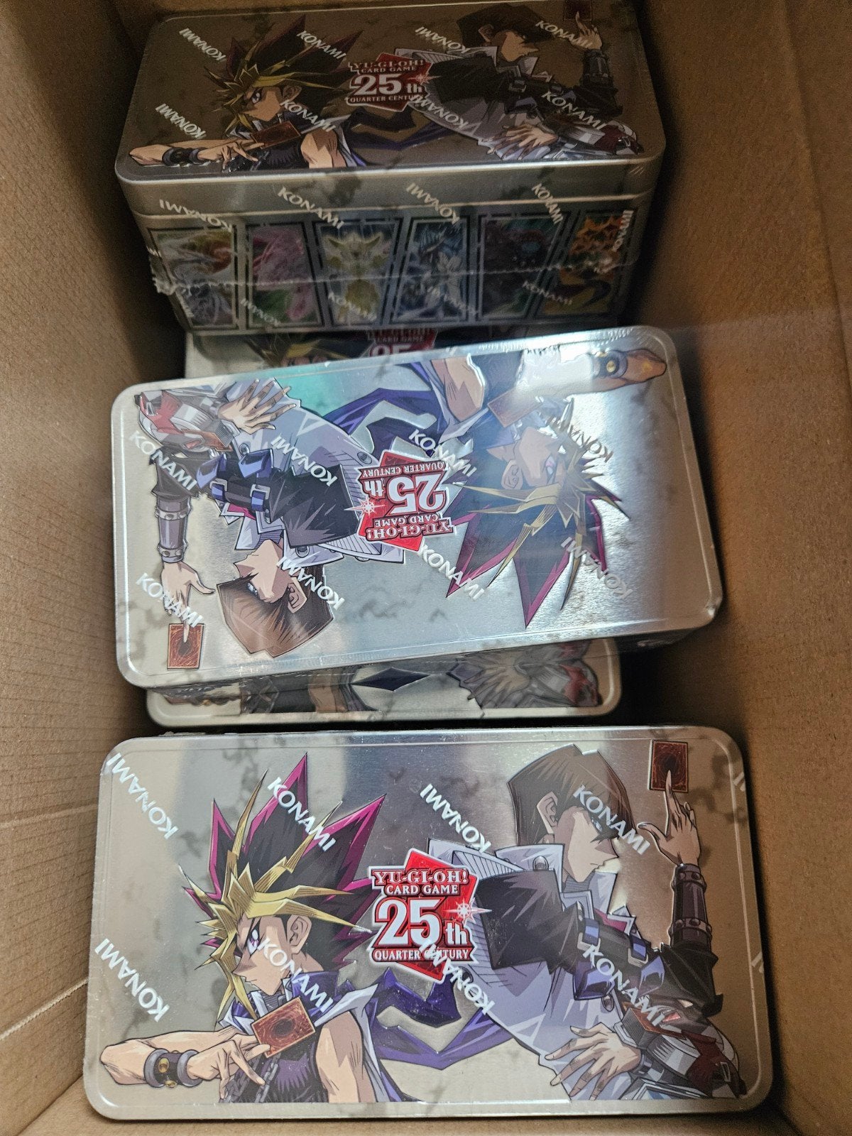 6 Yu-Gi-Oh! "25th Anniversary Tin: Dueling Mirrors, Ophalen of Verzenden, Nieuw, Boosterbox, Foil
