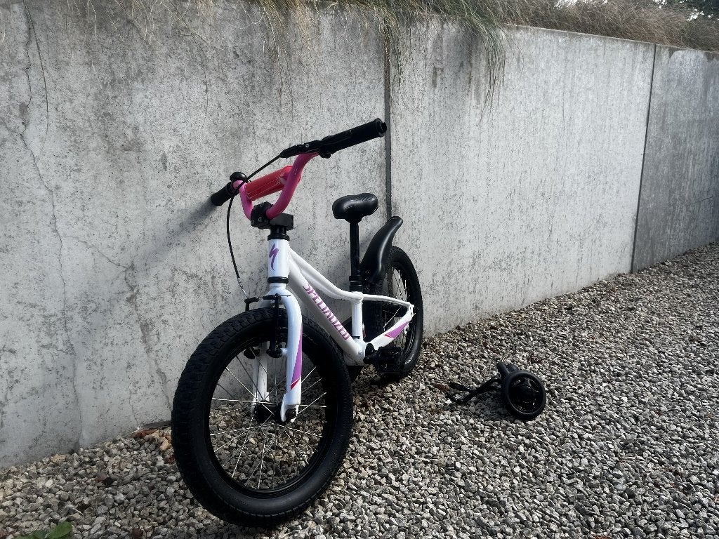 Specialized Riprock Coaster 16 kinderfiets met steunwieltjes, Terugtraprem, Gebruikt, Handrem, 16 inch