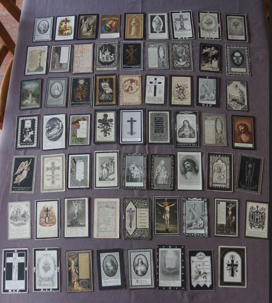 62 ZEER OUDE doodsprentjes (OVERLIJDENSJAREN 1880), Verzamelen, Bidprentjes en Rouwkaarten, Ophalen of Verzenden, Bidprentje