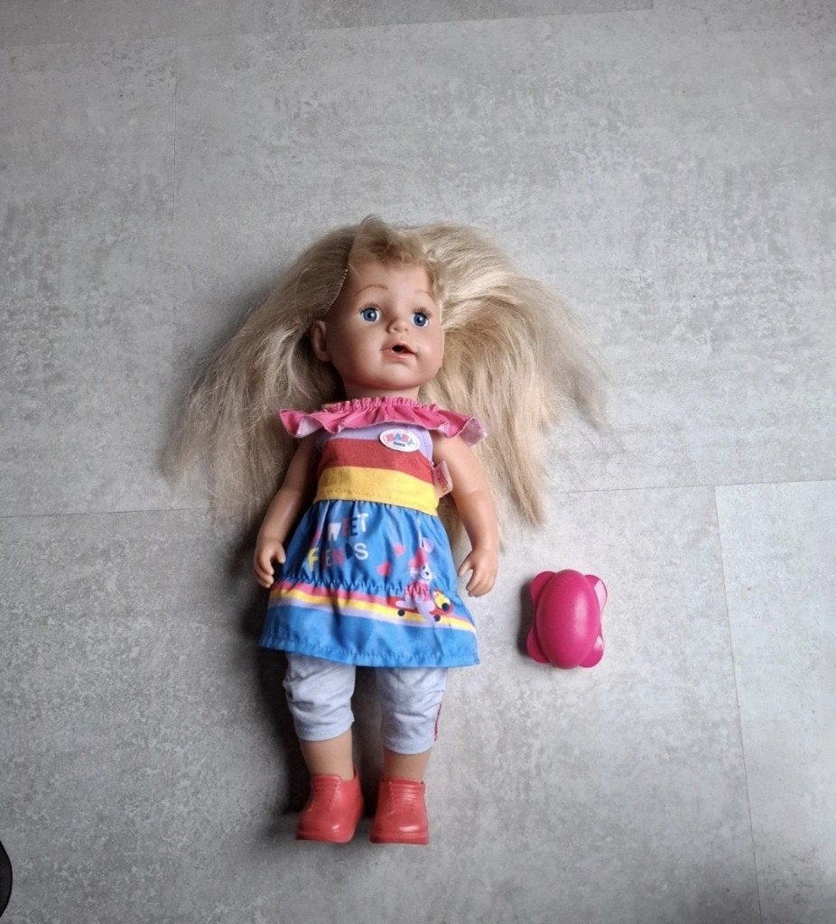 Babyborn Sister pop, Ophalen of Verzenden, Gebruikt, Babypop