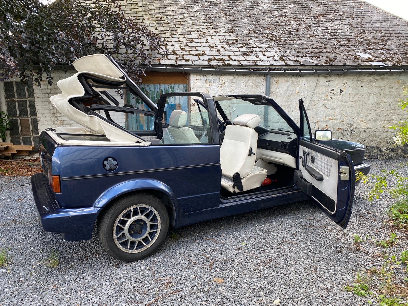 VW Golf 1 Cab Quartett 1991 | 1er Prop | 95.000km | Rare, Achat, Cabriolet, Particulier, Tissu