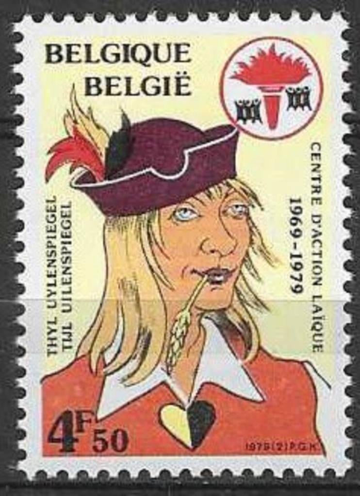 Belgie 1979 - Yvert 1918 /OBP 1923 - Vrijzinnige actie (PF), Verzenden, Postfris, Postfris