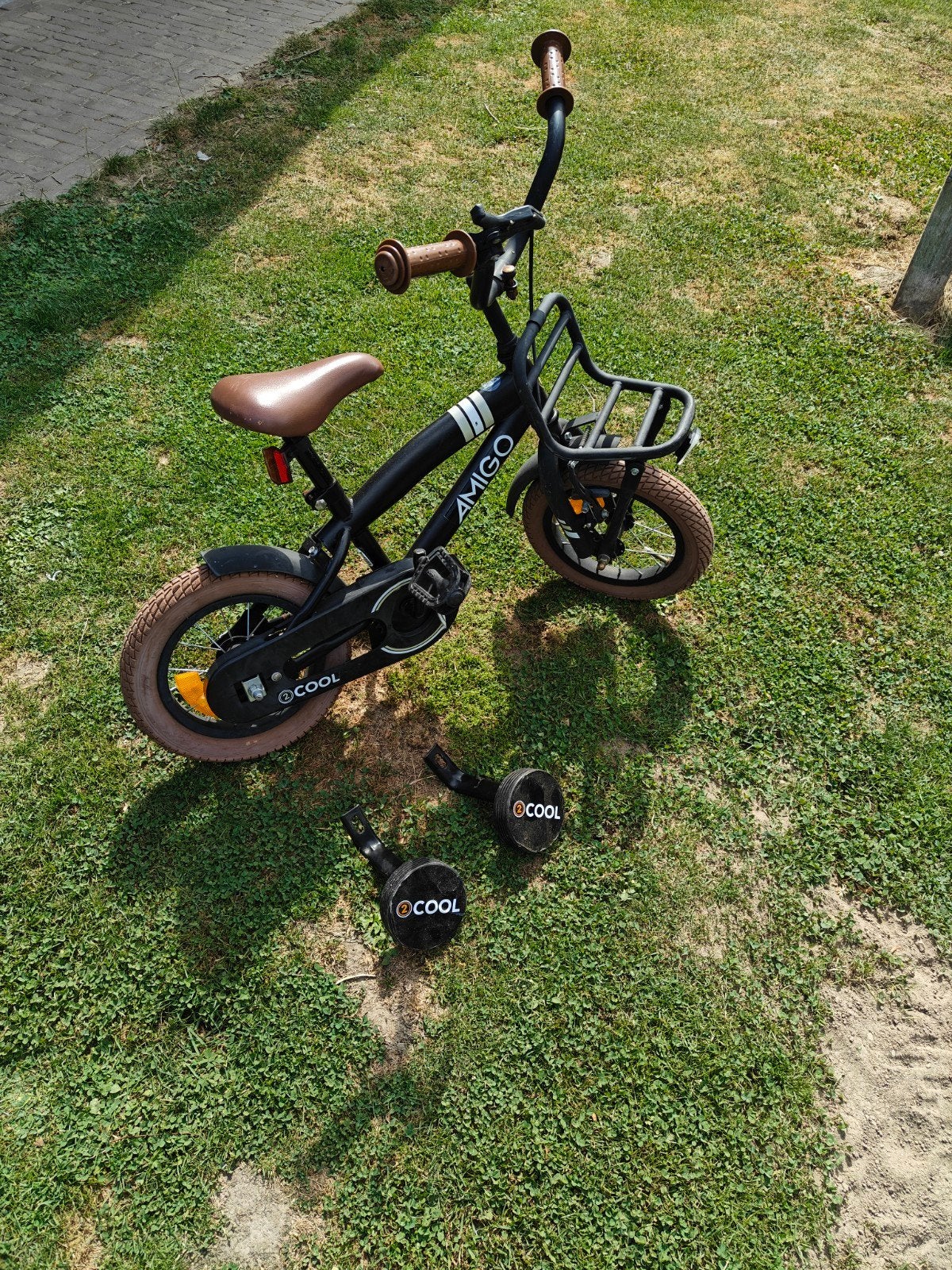 kinderfietsje 2cool met zijwieltjes, Enlèvement, Utilisé, 2cool, Stabilisateurs