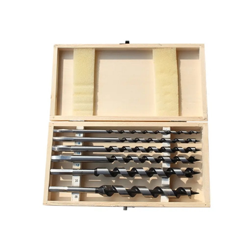 6-delige hout slangenboren set 230mm, Hobby en Vrije tijd, Ophalen of Verzenden, Nieuw, Hout