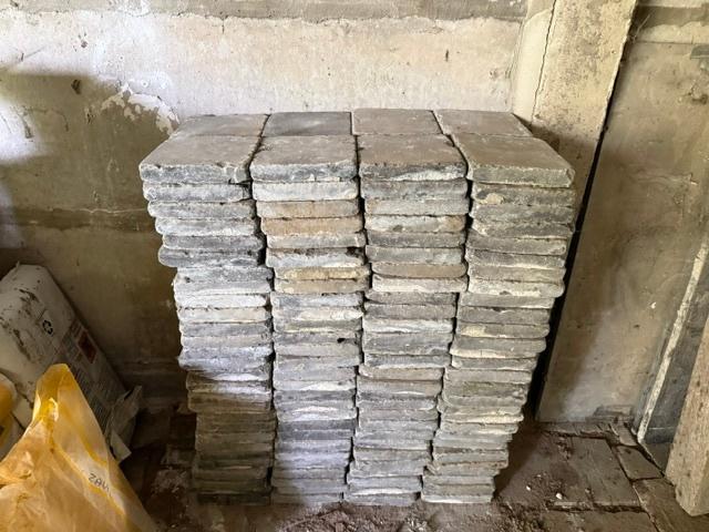 Gebruikte klinkers blauwsteen getrommeld, Utilisé, 5 à 10 m², Briques, Enlèvement