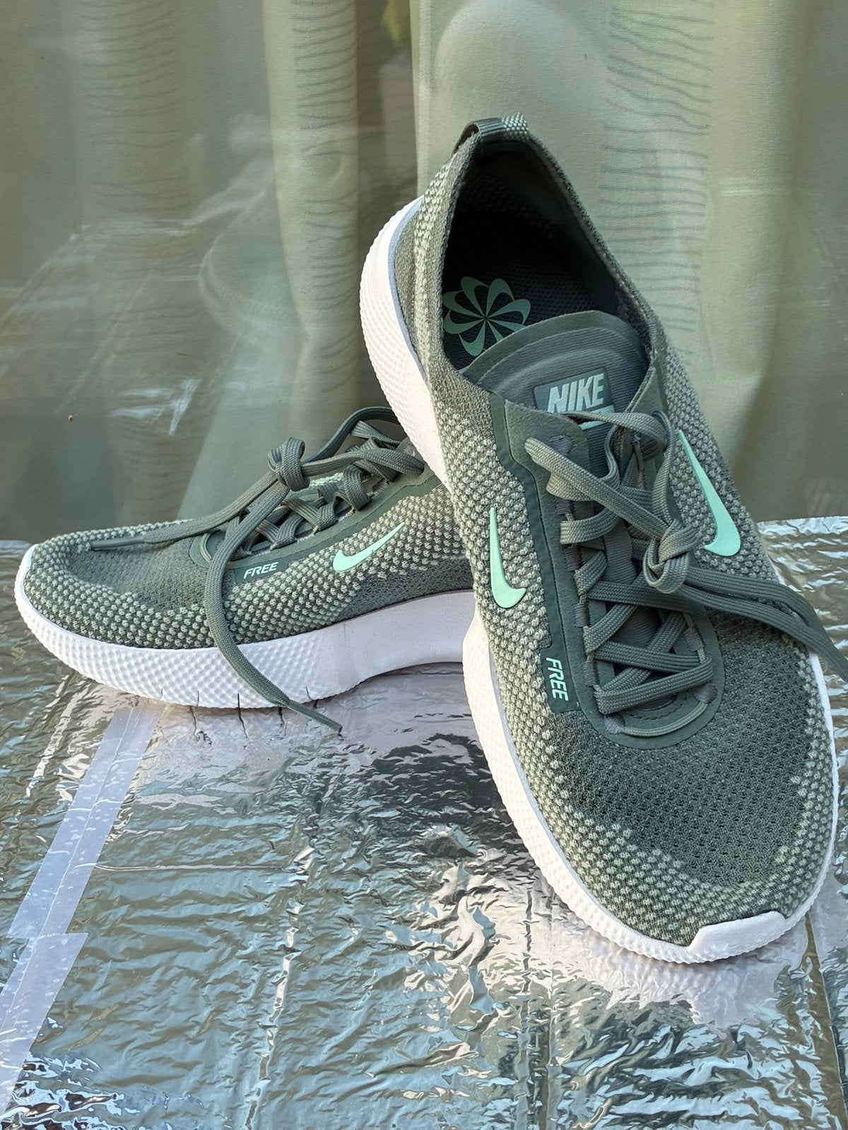 Nike Free 2025 mannen hardloopschoenen jade groen maat40,5, Ophalen of Verzenden, Zo goed als nieuw, Hardloopschoenen, Nike