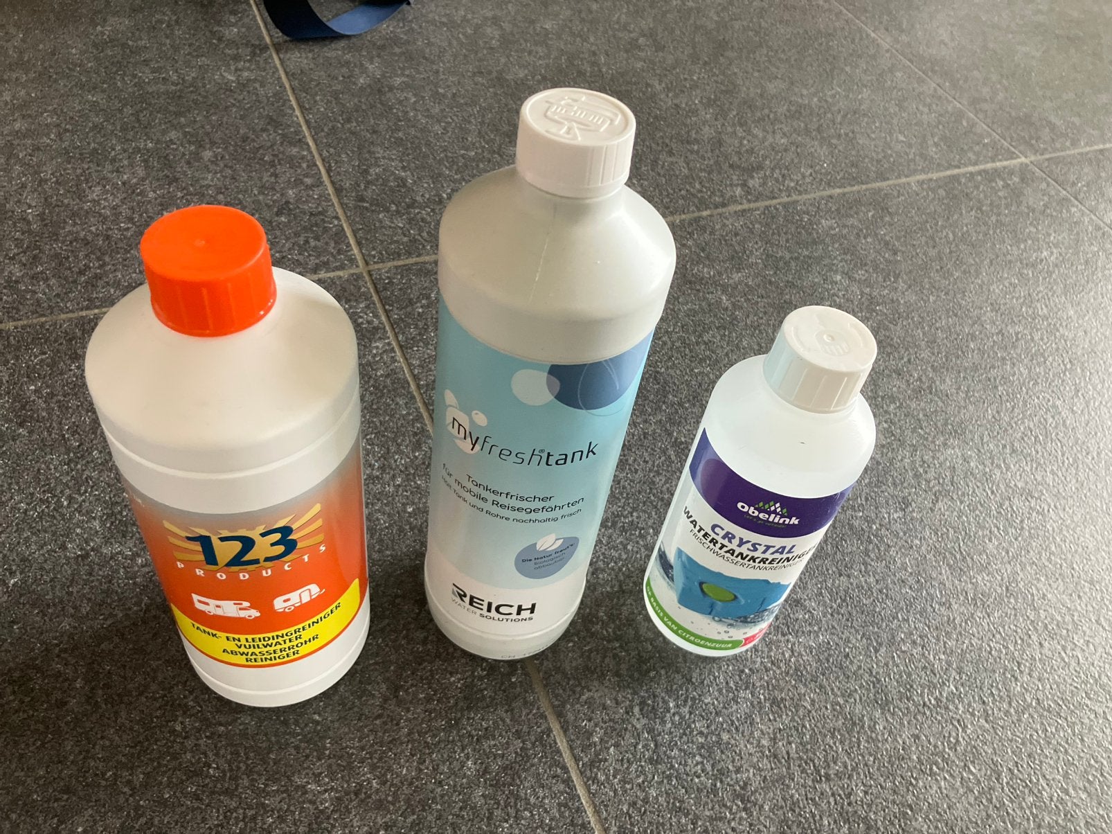 Mobilhome producten - watertankreinigers, Ophalen