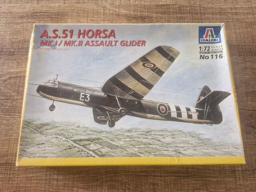 Italeri 1/72 A.S.51 Horsa Mk.I/Mk.II Assault Glider, Hobby & Loisirs créatifs, Modélisme | Avions & Hélicoptères, Neuf, 1:72 à 1:144