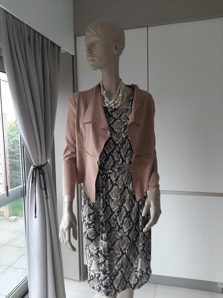 Kleedje en vestje, Ophalen of Verzenden, Maat 34 (XS) of kleiner, Beige