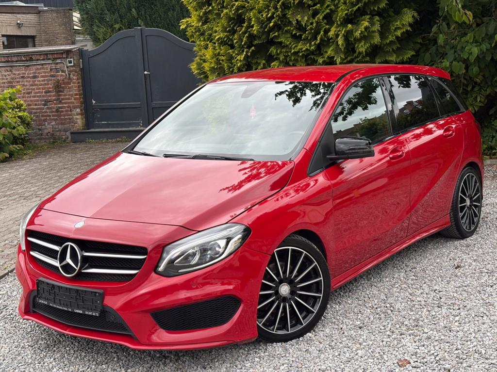 MERCEDES B-180 PACK AMG •• 12/2017 EURO6b •• 230.000KM ••, Autos, Mercedes-Benz, Rouge, Achat, Euro 6, Boîte manuelle