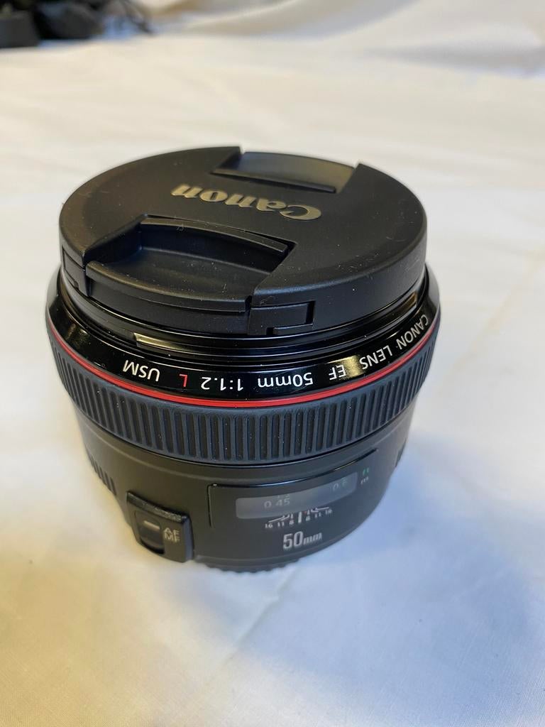 Canon EF 50mm f/1.2 L USM, Audio, Tv en Foto, Foto | Lenzen en Objectieven, Ophalen