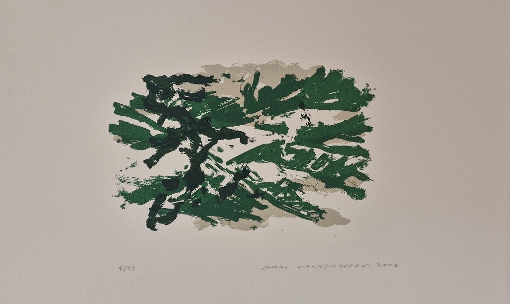Marc Vanderleenen. Zeefdruk., Antiquités & Art, Numéroté, Enlèvement, Sérigraphie