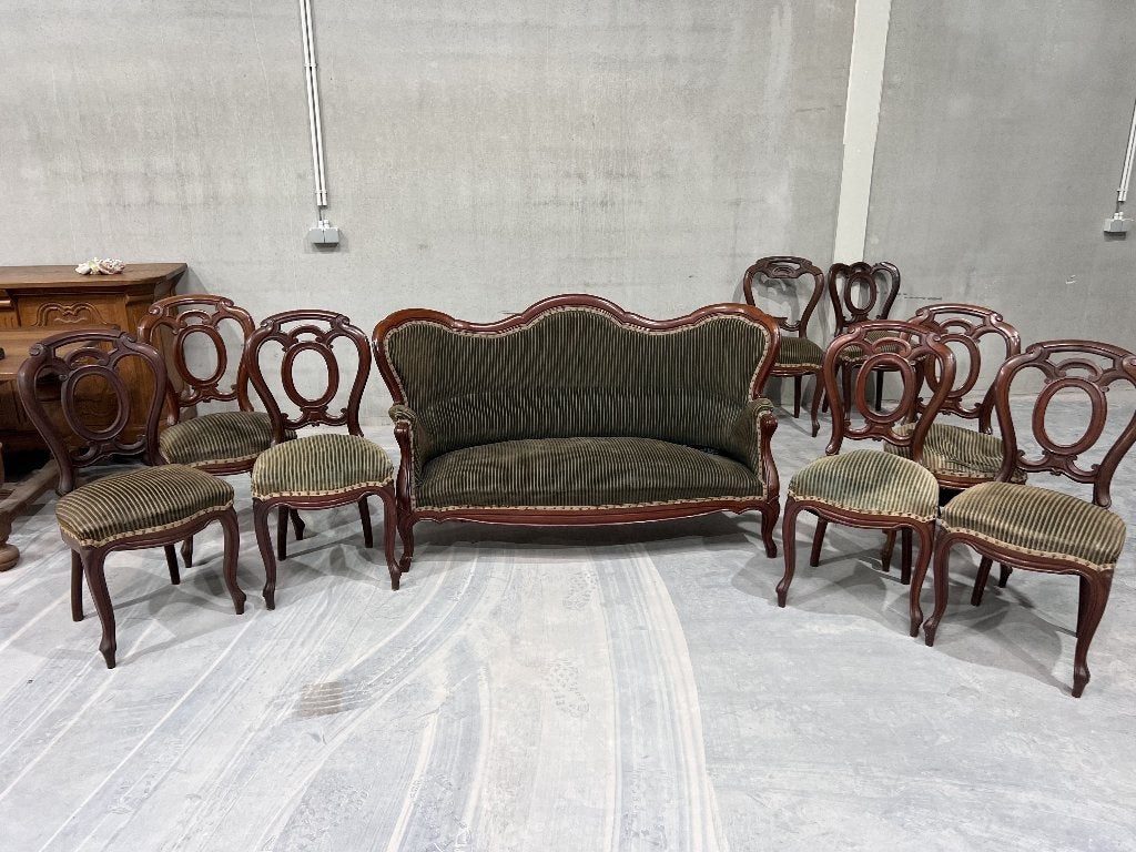 Salon vintage - style Louis Philippe Napoléon III M12, Enlèvement
