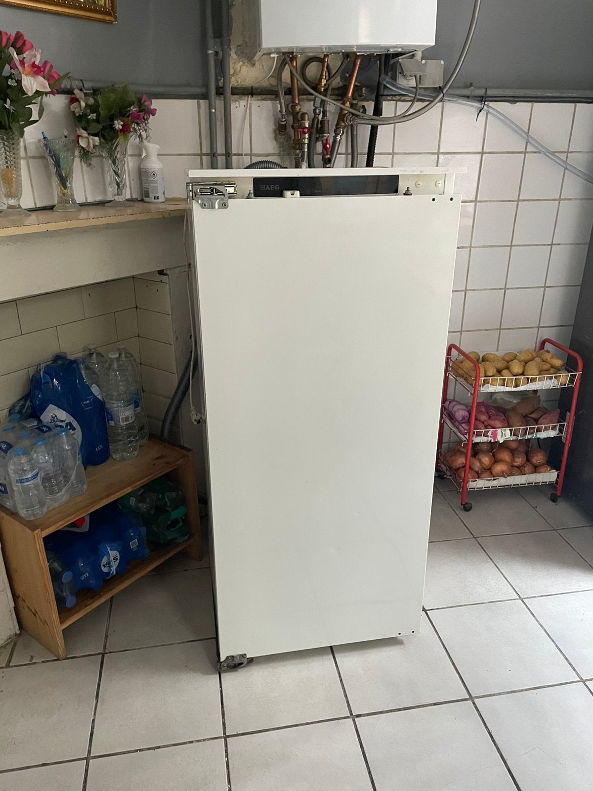 Diepvriezer Aeg, Elektronische apparatuur, Vriezers en Diepvrieskisten, Ophalen, Zo goed als nieuw, Vrieskast