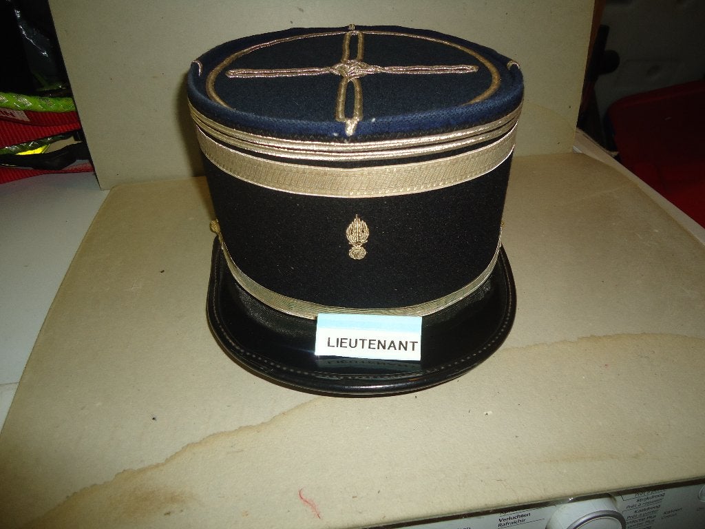 képi ltt  gd dep, Collections, Enlèvement ou Envoi, Gendarmerie, Casque ou Béret