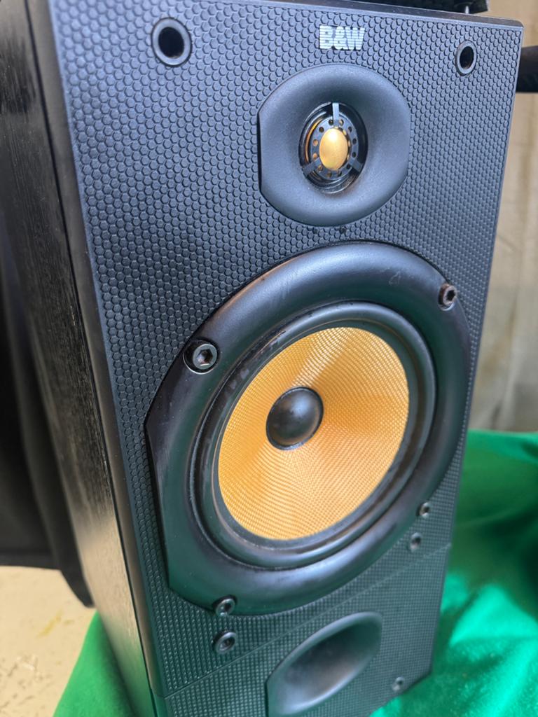 Paire Speakers BW 602 120w, Enlèvement, Utilisé, Bowers & Wilkins (B&W), Haut-parleurs Frontaux, Arrière ou Stéréo