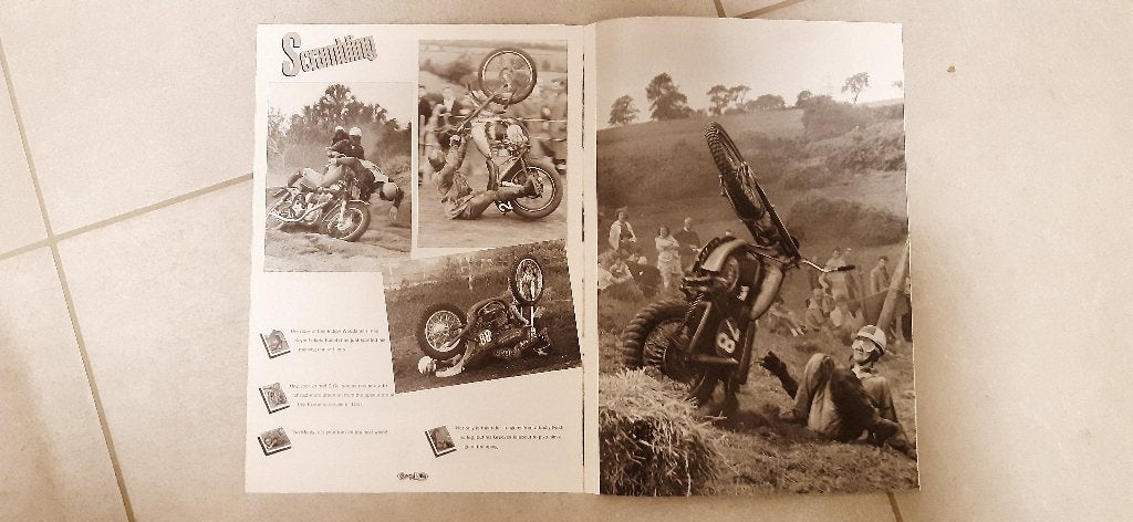 folder motor Classic Bike april 1993 Down-to-earth, Ophalen of Verzenden