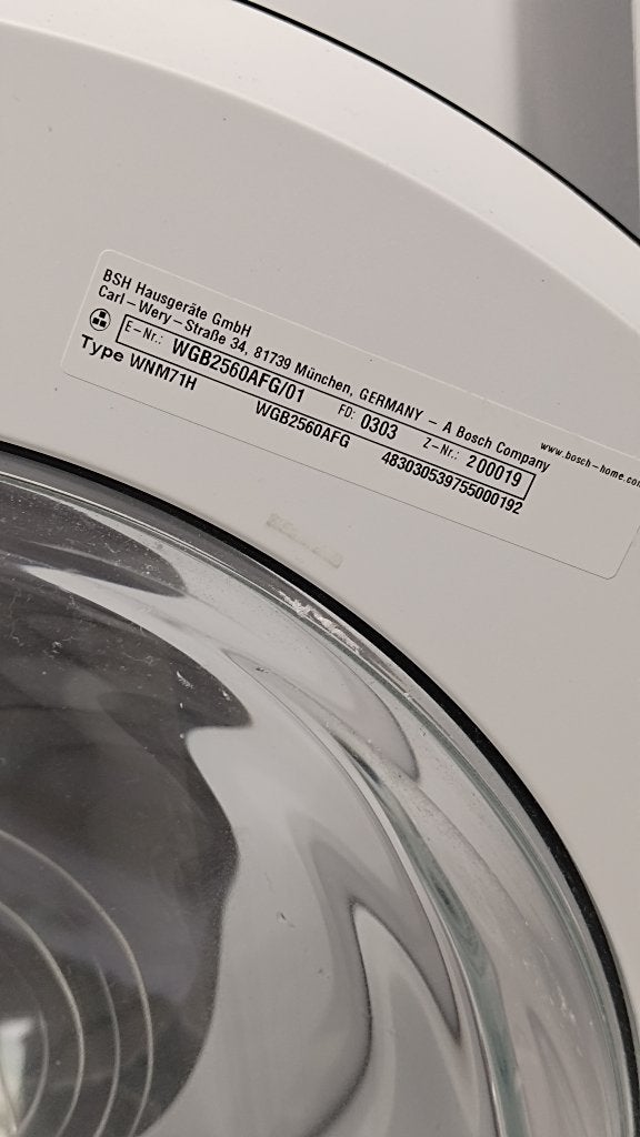 Bosh wasmachine 8 series, Ophalen, 8 tot 10 kg, 1600 toeren of meer, Voorlader